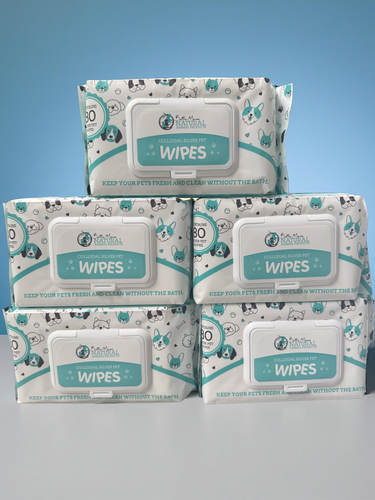 Colloidal Silver Pet Wipes – Buy 5 for the Price of 4