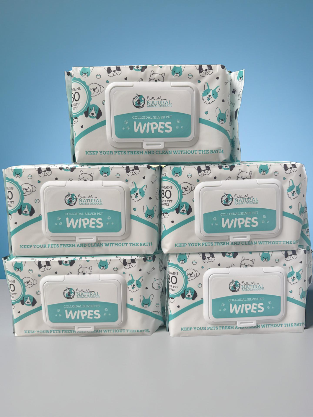 Colloidal Silver Pet Wipes – Buy 5 for the Price of 4